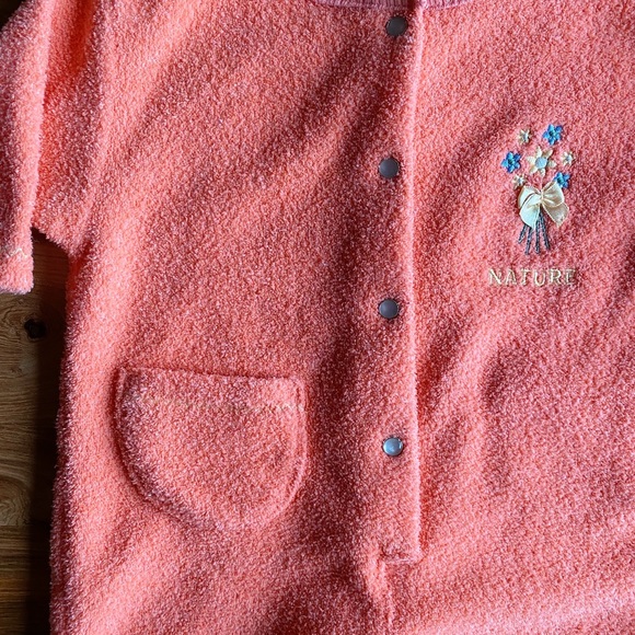 Vintage Baby Boots 6M Orange “Nature” Playsuit - Picture 3 of 4